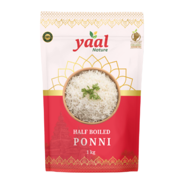 half boiled ponni rice